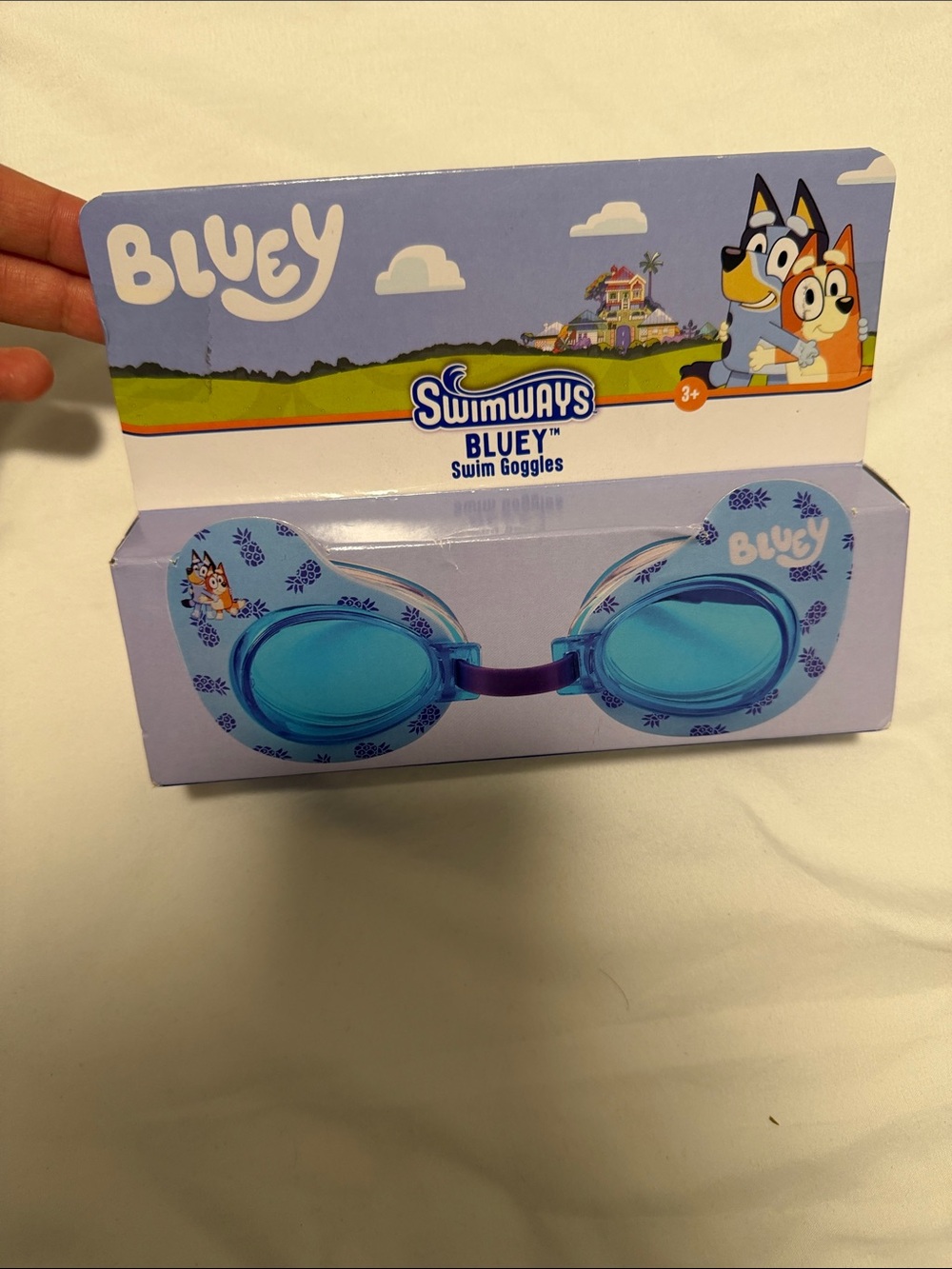 Bluey Kids Blue Swim Goggles